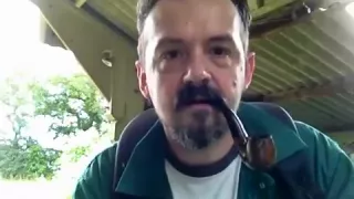 Pipe smoke and jerk off on the farm