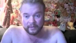 Jerkin Out a Load of Cum On the Daybed