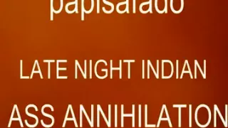 Papisafado bumst indischen Anus nach kaum einem Getränk hart