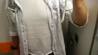 Jack off in Airplane