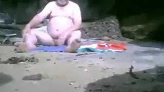 two daddies have bare beach pleasure