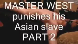 I CHASTISE MY ORIENTAL THRALL WITH A STRAP two