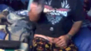 marine daddy comes for her hotty on web camera