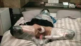 japanese crossdresser self wrapping miku