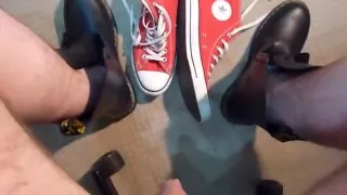 Stroke and Cum wearing my Doc Martens