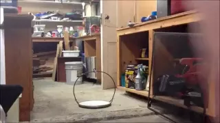 Ball stretching with marital-device and sexy wax on my balls