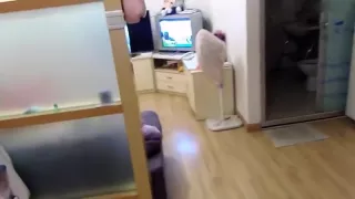 Young amateur Chinese homemade having sex on the sofa