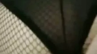 Miniature Arab screwed in nylons