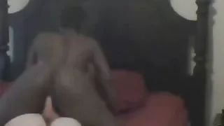 Consummate Dark Hotty drilled by White Fellows Fine