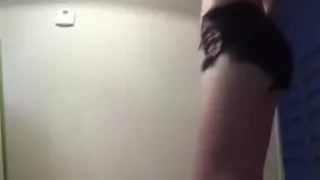 White girl dancing!!