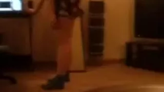 White girl twerkin' (me)