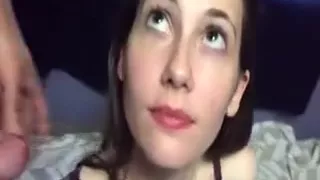 Amateur brunette hair hair fleshly oral-job-sex and deepthroat 2