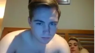 Excited British Couple