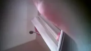 Chick takes a shower in my amateur solo video