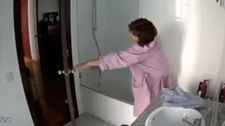 Granny tries not to be senn.