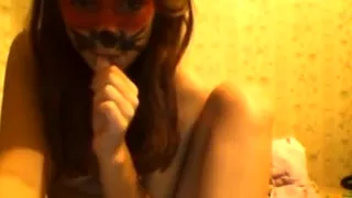 immature with Perfect Boobs Masturbates