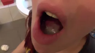 Feeding of a cumslut 2015