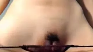 Homemade solo porn video shows me play with a toy