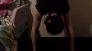 Exotic a-hole popping phone solo movie