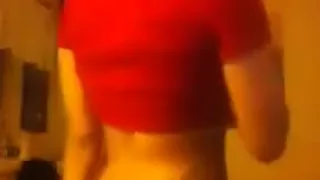 Incredible twerk phone solo movie scene