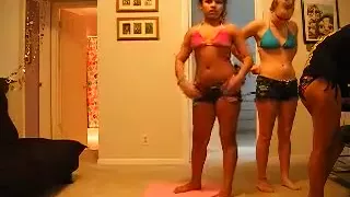 Excited butt pop web camera panty record