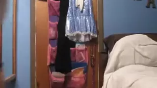 Exotic butt popping web camera solo video