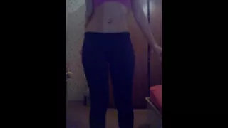 Exotic arse popping livecam dance video