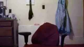 Desirous twerk cam dance video