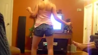 Exotic butt popping livecam panty video