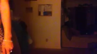 Mad twerk web camera dance movie scene