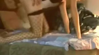 Golden-Haired college beauty gets screwed from behind