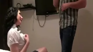 This cute wife acquires doggy style group-fucked