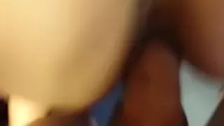 From Behind for her unsatisfied messy cleft