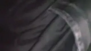 Smocking, strocking, public park on a rainy evening in car