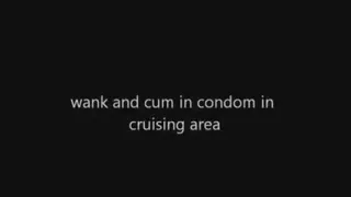 jerk off and cum in fucking-rubber in cruising area