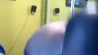 Undress and jerk off after workout