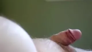 Tiny jock masturbation with miniature cum