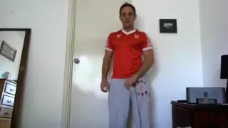 Scally Stud Jerk Off in Sweatpants