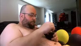 Busting Balloon with my Pipe then my load