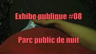 Öffentlicher Park bei Nacht