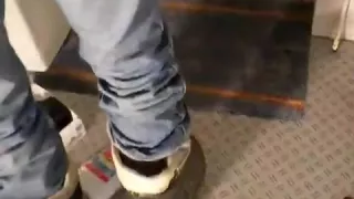 nlboots - balzer rubber boots - trampling - jeans