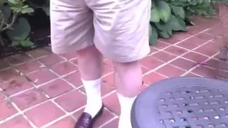 my old Sebago beefs in the garden