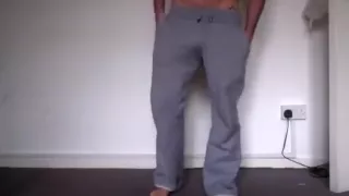 Grey Sweats and feet