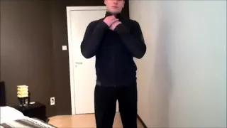 Sissy in dark in white