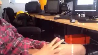 Bei offener Tür im Büro kämpfen