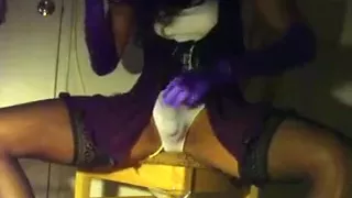 Crossdresser edging and Ruin agonorgasmos