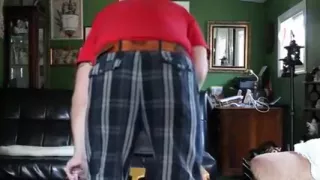 Paddled in Levis shorts