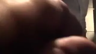 Cumming in Festival Walk public shitter, Hong Kong