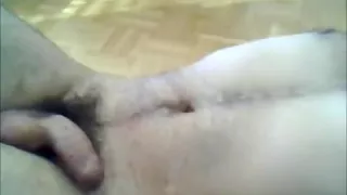 Fingering my hairy ass and cumming thick after workout