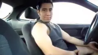 Jacking off in my car again